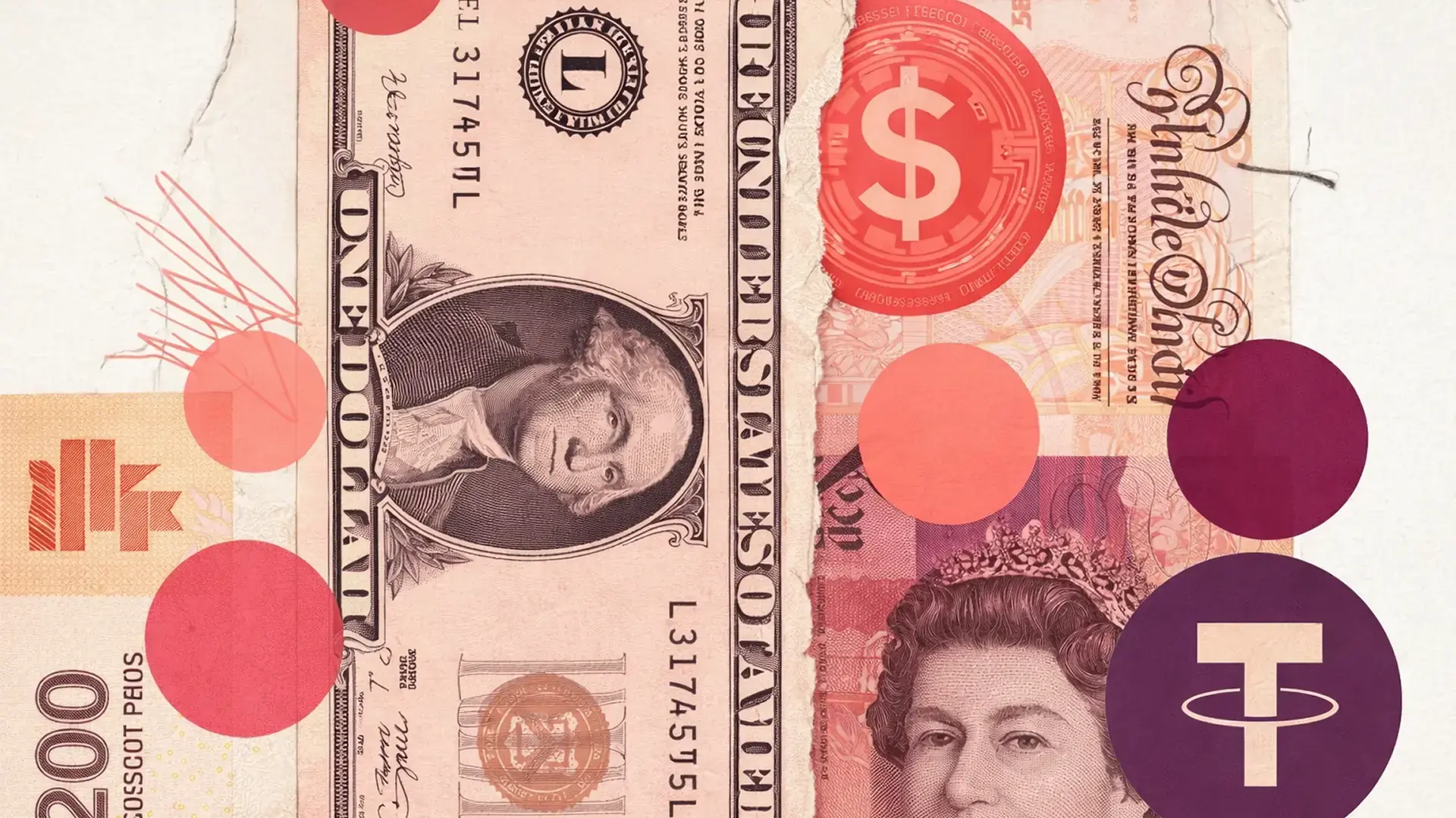 Currency collage